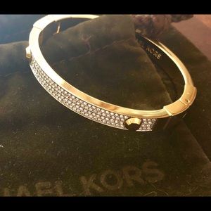 Michael Kors gold with crystals bracelet